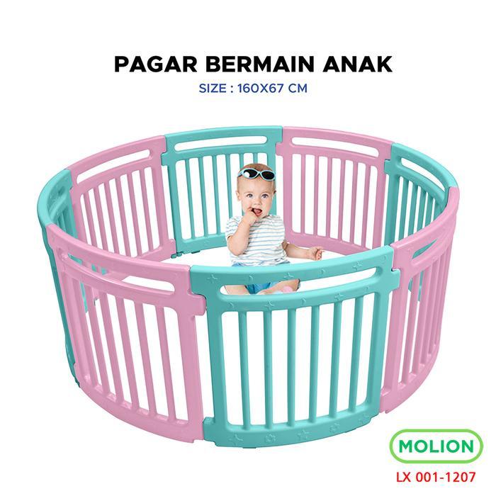 SPEEDS Pagar Mainan Anak Playfence Pagar Bayi Lingkaran Anak 001-1207