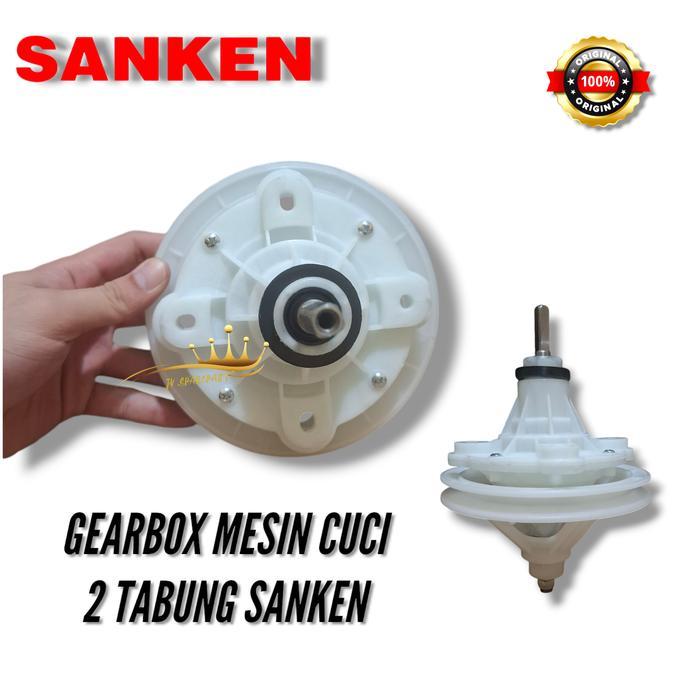 TERLARIS TW-882PK GEARBOX GIRBOX Mesin Cuci SANKEN 2 Tabung Pully TW 882 PK SALE