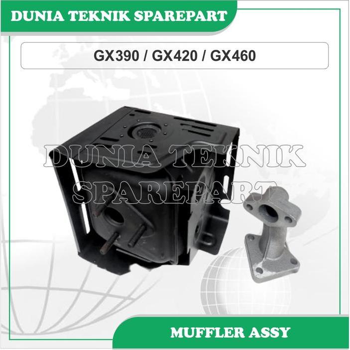 Muffler Assy / Knalpot / Silencer Gx390 Gx420 Gx460