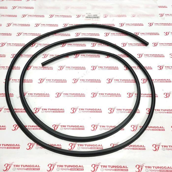 karet kaca depan hiace commuter list kaca ori orisinil 75531-26081