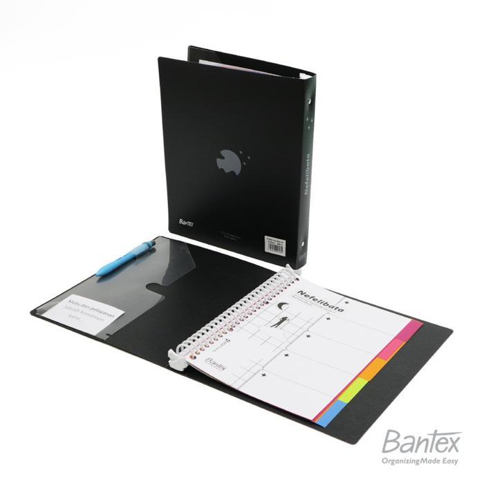 Binder Multiring Bantex A5 - 20 ring 25mm 3324 - SFO Semarang Official