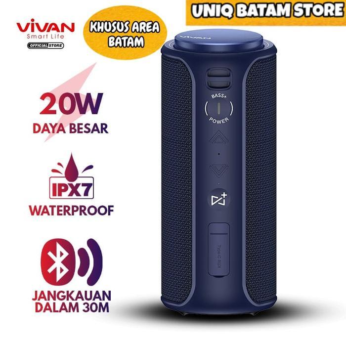 terlaris VIVAN BLUETOOTH SPEAKER VS30 PORTABLE WTERPROOF BATAM 100% ori