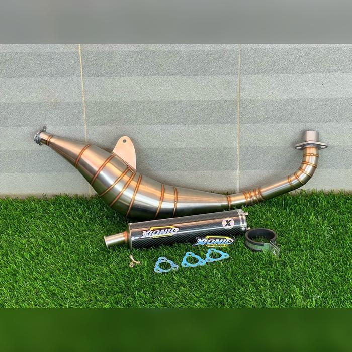 Knalpot Fiz R F1Z R Xionic Type X-02 V3 Bm Power Model Kolong Motor Motorcycle Racing Silincer