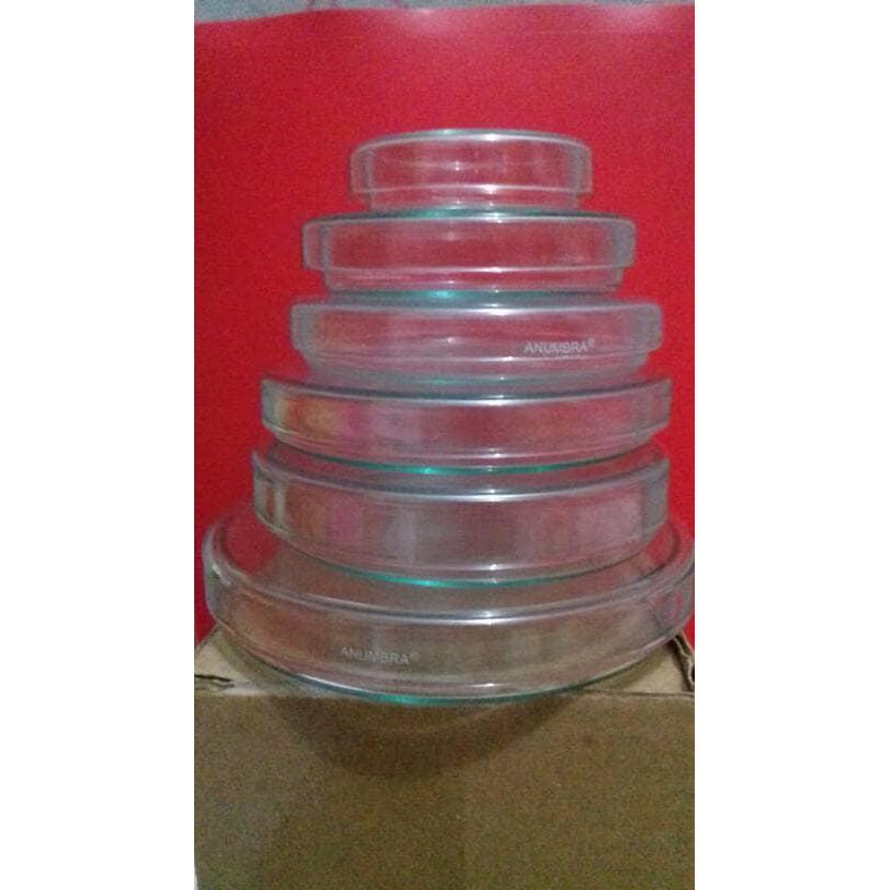 PETRI DISH / CAWAN PETRI, KACA, 100X20 MM. ANUMBRA