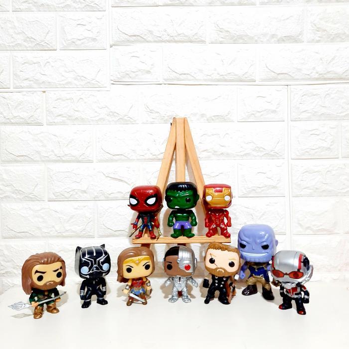 Avenger Funko Pop Figure Set Koleksi Superhero Kado Mainan Anak Murah