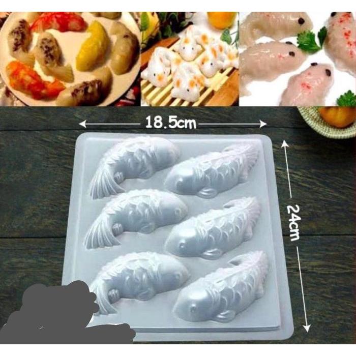 CETAKAN IKAN KOI KECIL SEDANG BESAR / CETAKAN PUDING / CETAKAN AGAR