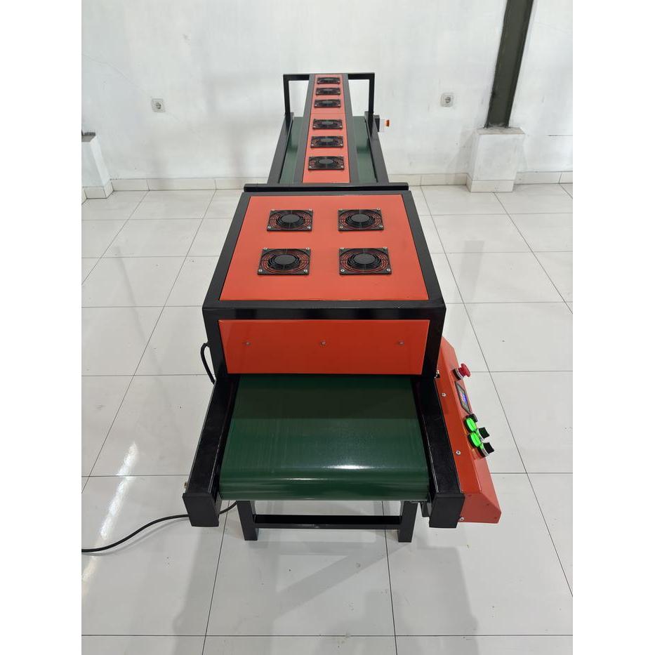 Multistar Machinery Mesin Curing Konveyor Pengering Sablon Lebar 40 cm Panjang 240 cm Multifungsi