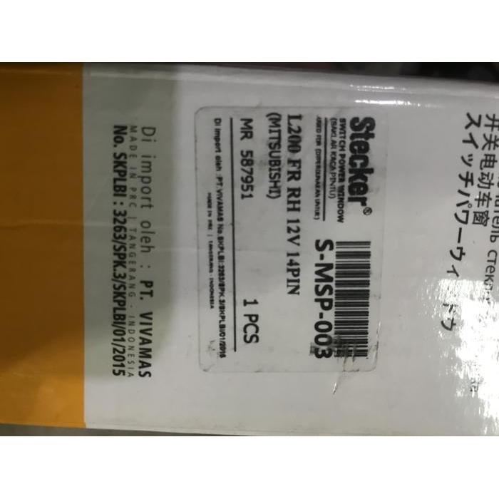 Saklar Switch Power Window Depan Kanan Mitsubishi L200