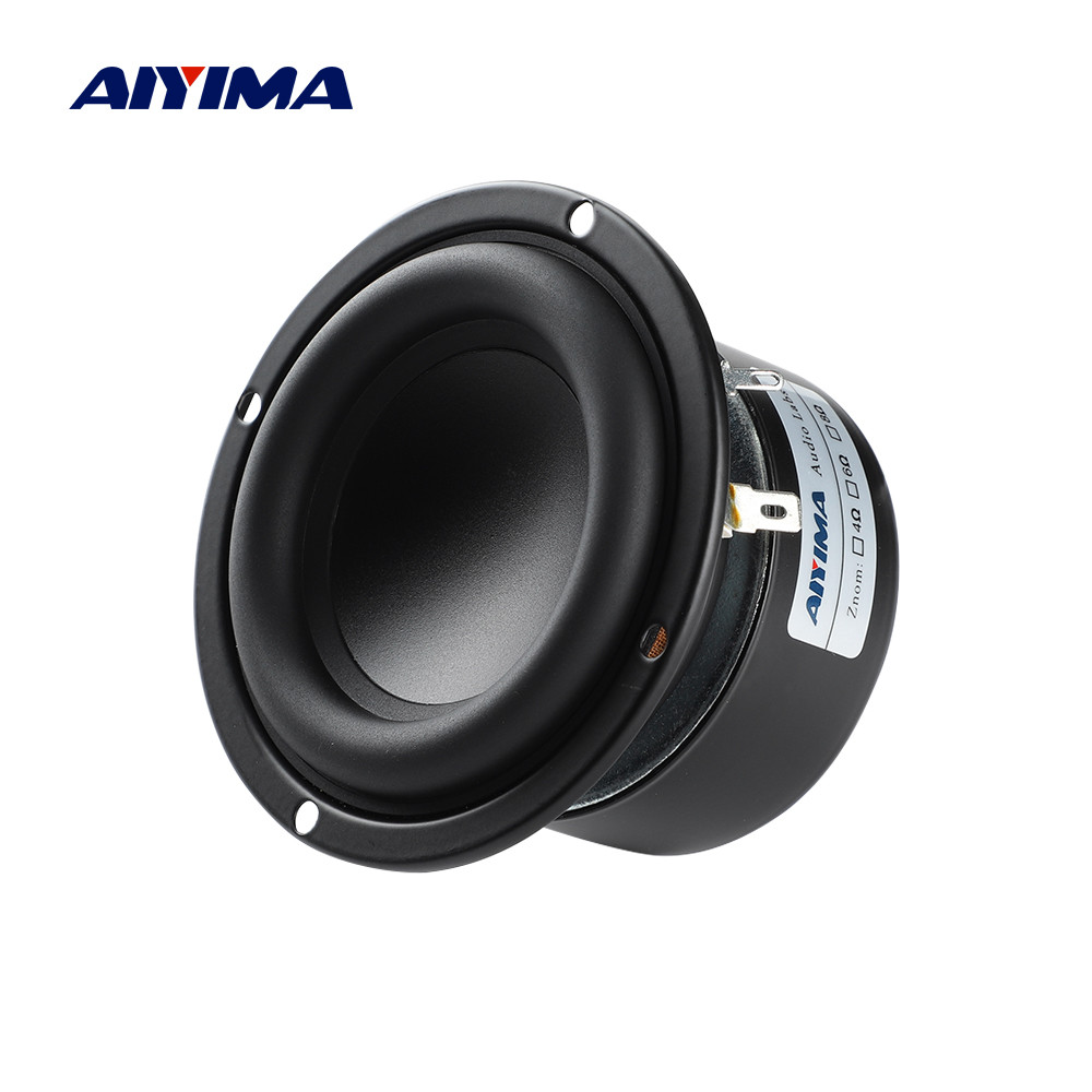 Aiyima 3 Inch Subwoofer Speaker 4 8 Ohm 25W Small Steel Cannon Audio Sound Speaker High Power