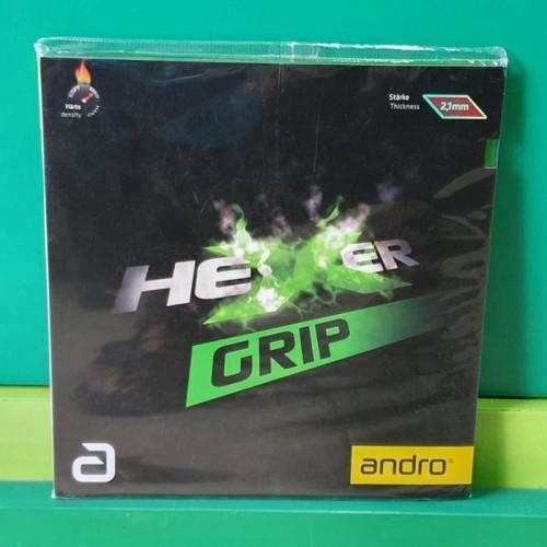 READY KARET TENIS MEJA ANDRO HEXER GRIP GREEN HIJAU ORIGINAL