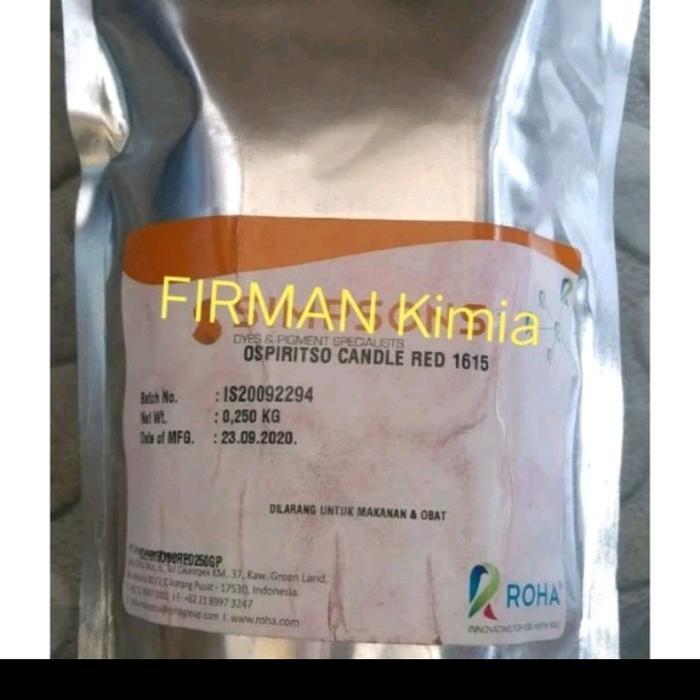 Pewarna merah berbasis minyak-lilin-politur/Ospiritso red-1615 250gr simpsons