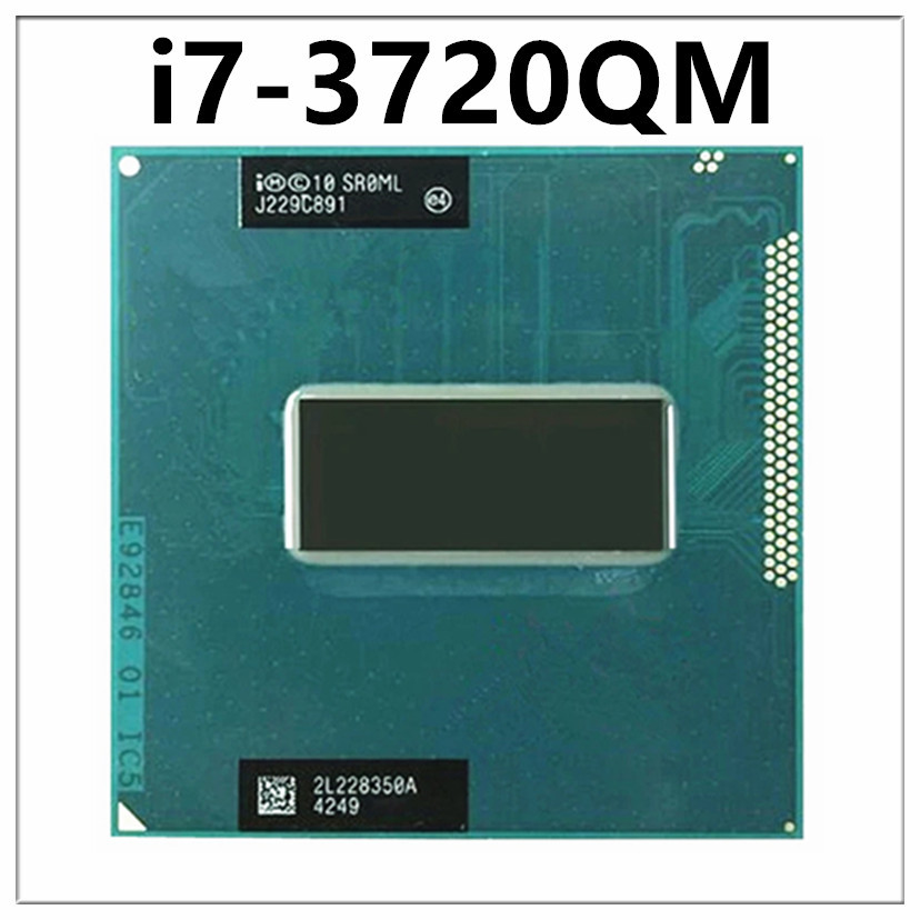 Core i7-3720QM i7 3720QM SR0ML 2.6 GHz Quad-Core Eight-Thread CPU Processor 6M 45W Socket G2 /