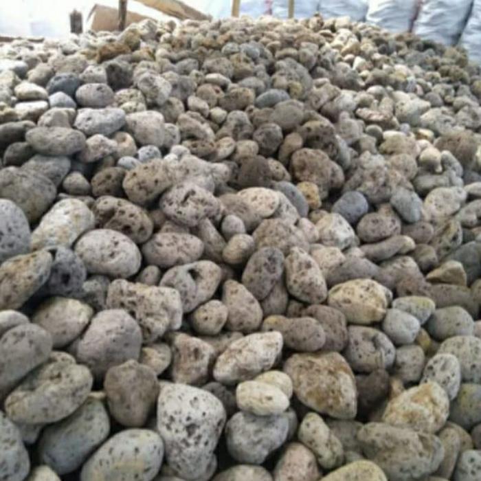 Batu apung/Pumice stone/Batu pumice media filter kolam aquarium 10 kg
