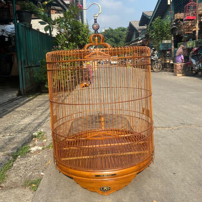 SANGKAR KANDANG MURAI JATI JUMBO - Natural, Sangkar saja