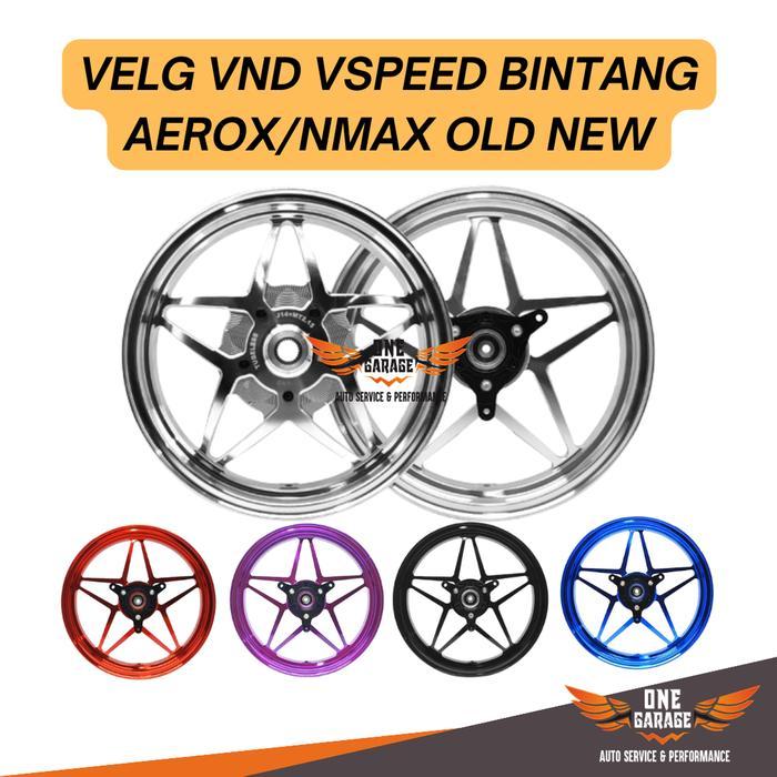 Velg VND V Speed V1 185x14 & 215x14 - AEROX NMAX OLD NEW Accessories Ban Mesin Motorcycle