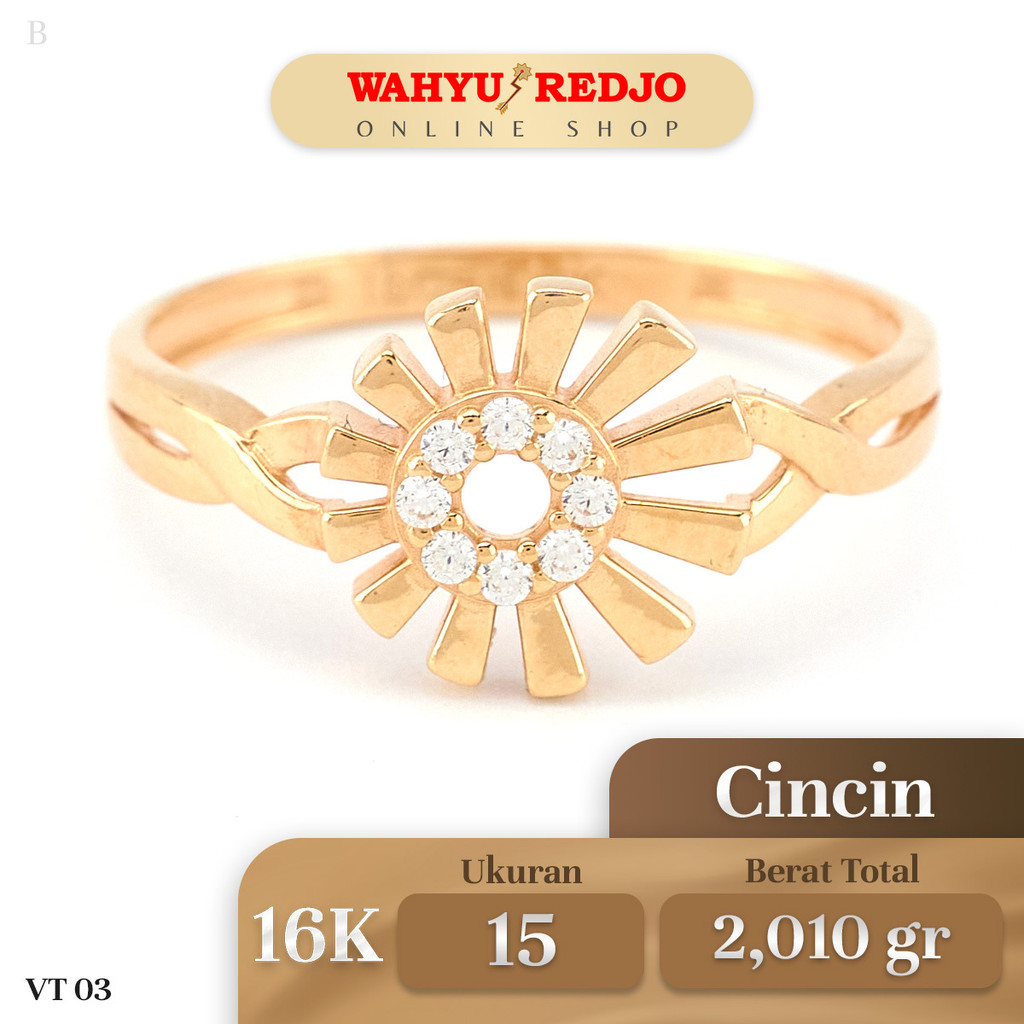 Cincin Emas Kadar 16K Wahyu Redjo CC-16K 30176961