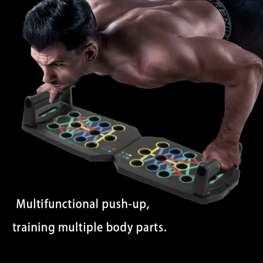 Push-up board, portable multi-function push-up board, high-load push-up board, fitness, multi-part