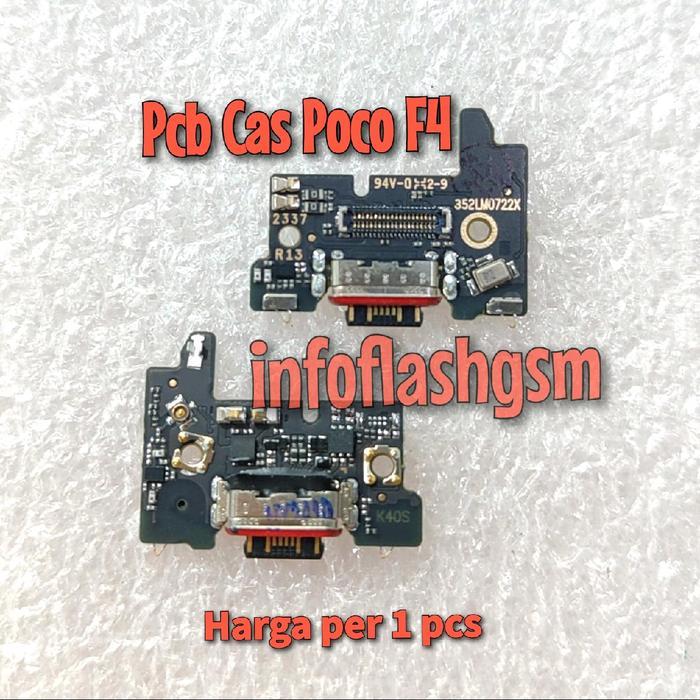Pcb Charger Cas Connector Soket Konektor Poco Pocophone F4 GT F5 Pro