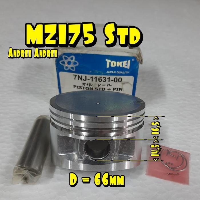 Mz175 Size Std Piston Pen Circlip Mesin Yamaha Mz-175 Mz 175 Standar