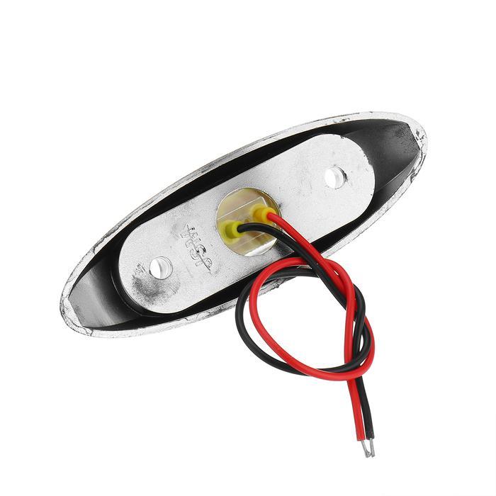 4 PCS PUTIH 3LED 24 V SIDE MARKER LAMPU INDIKATOR LAMPU IZIN TRUK