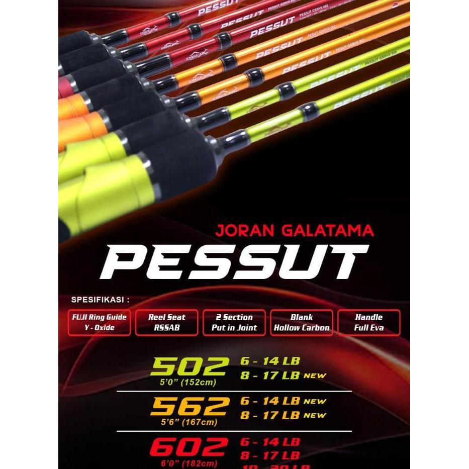 Joran Pancing Relix Nusantara Pessut Galatama Series (150Cm - 180Cm) Fuji Carbon - Toms Fishing