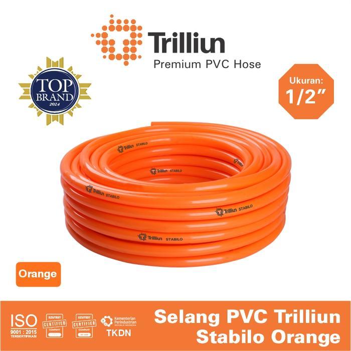 Selang Air PVC Trilliun Stabilo 1/2" Inch - 15 Meter