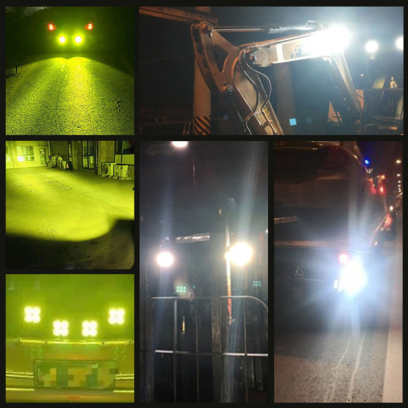 3 Inch Mini 40W Led Work Lights Square Spotlight Motorcycle Driving Pod Lamp For 4X4 Offroad