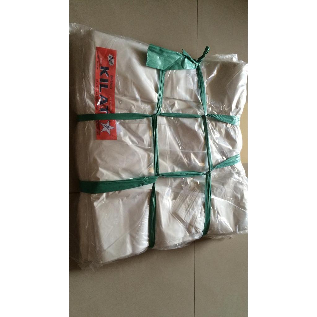 (PROMO RAMADHAN) TAS KRESEK BINTANG KILAT UKURAN 40 X 65 TEBAL 003 WARNA PUTIH PREMIUM TERMURAH