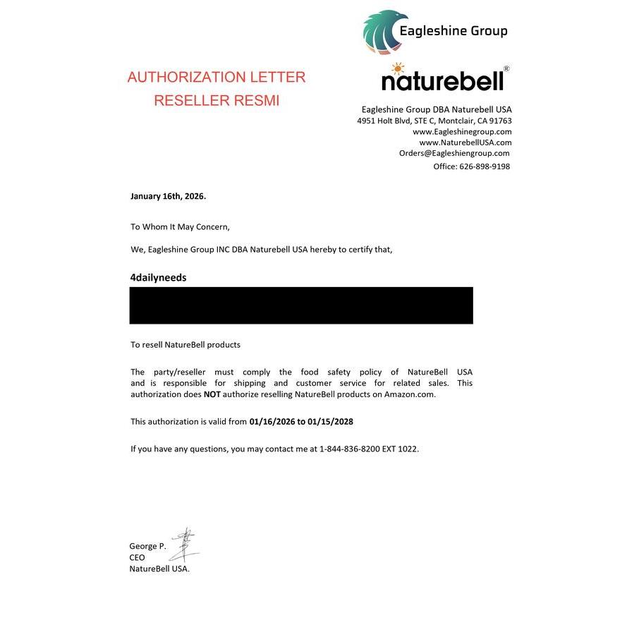 Naturebell Magnesium Glycinate 500Mg 240 Capsules