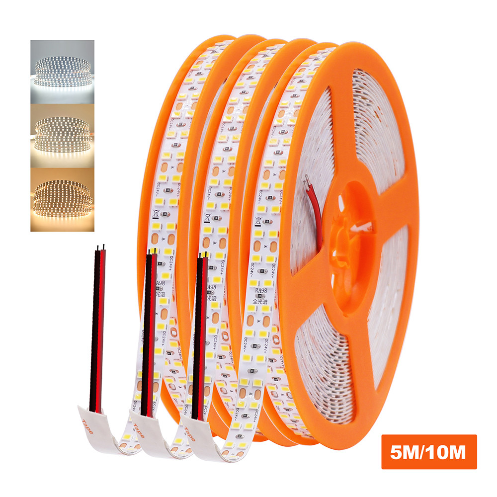 5m 10m 240LED/M LED Strip Light 24V RA98 2700K 3000K 3500K 4000K 5000K 6000K High Bright Flexible