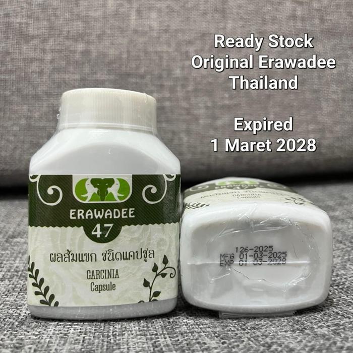 Best Seller Erawadee No 47 Garcinia Cambogia (Tekan Rasa Lapar) Original Thailand Berkualitas 100%