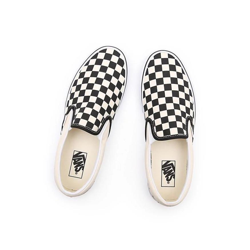 Sepatu Slip On Checkerboard Classic Casual Pria Wanita Original Vans Otw Slip On Checkers Tbk