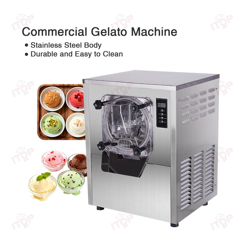 Hard Ice Cream Machine Automatic Freezer Gelato Makers Commercial Yogurt Ice Cream Making Machine