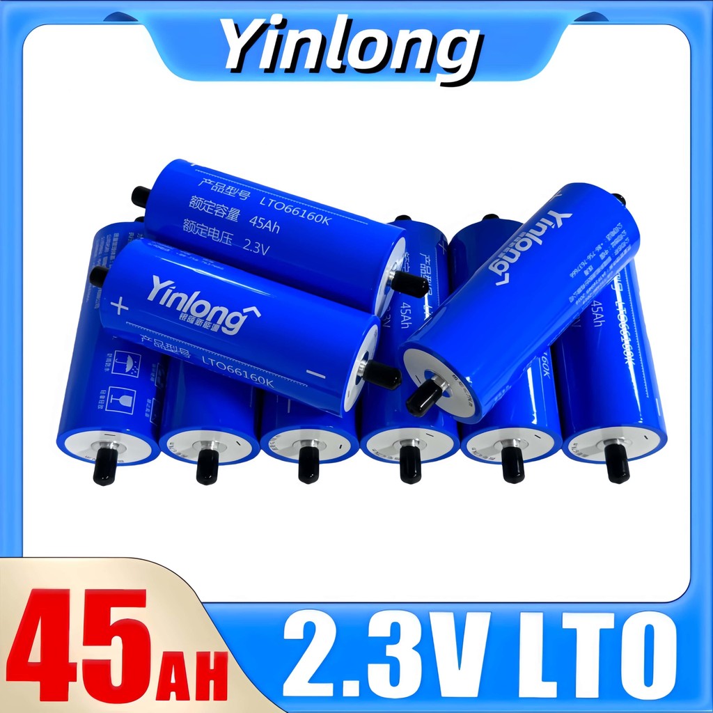 100% original yinlong 2.3V 45AH 40AH Lithium titanate lto 66160 Battery 10c DIY 12V 24V 48V Electric