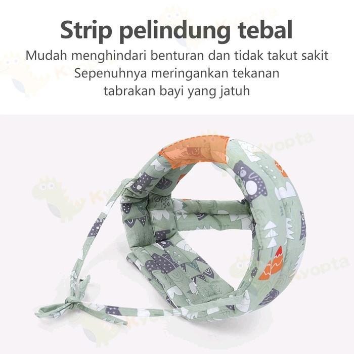 Topi Helm Pelindung Kepala Bayi Belajar Duduk Merangkak Dan Berjalan - Pelindung Kepala Bayi Anak