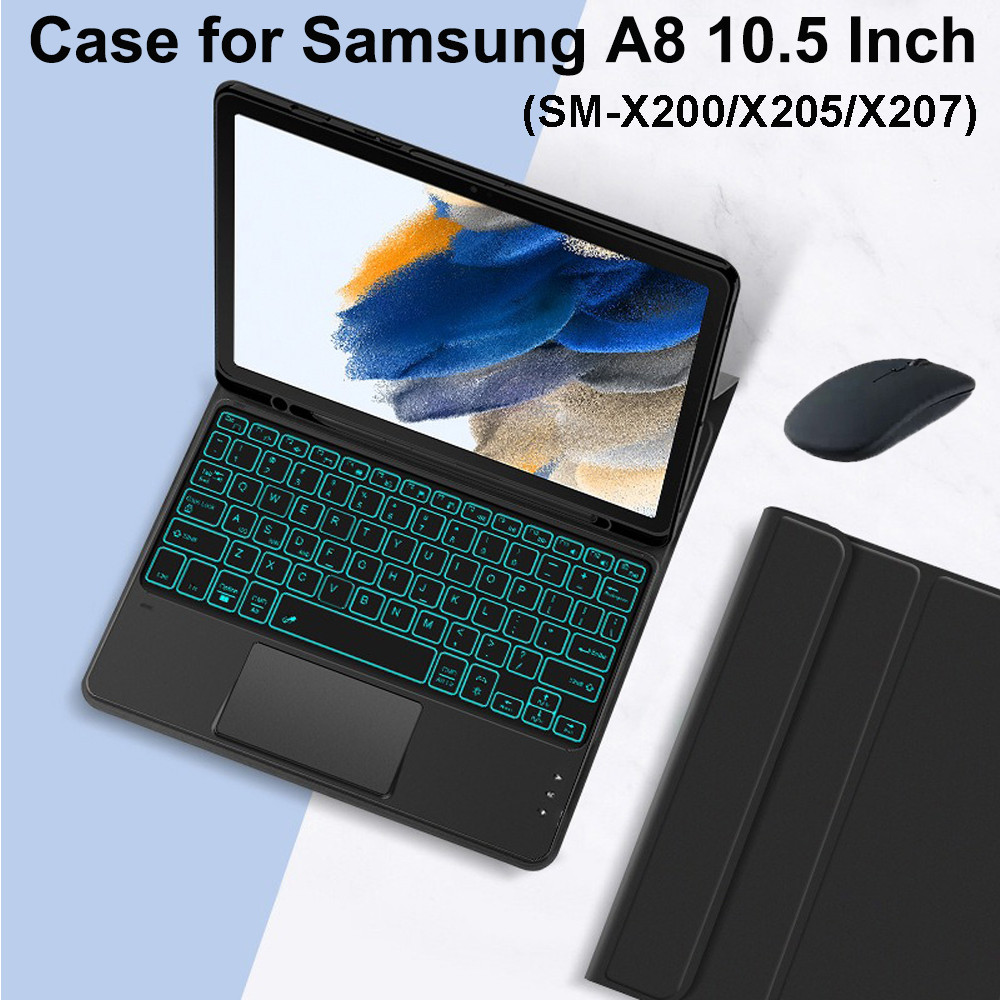 Case for Samsung Galaxy Tab A8 10.5 Inch,Magnetic Keyboard Case for Samsung Tab A8