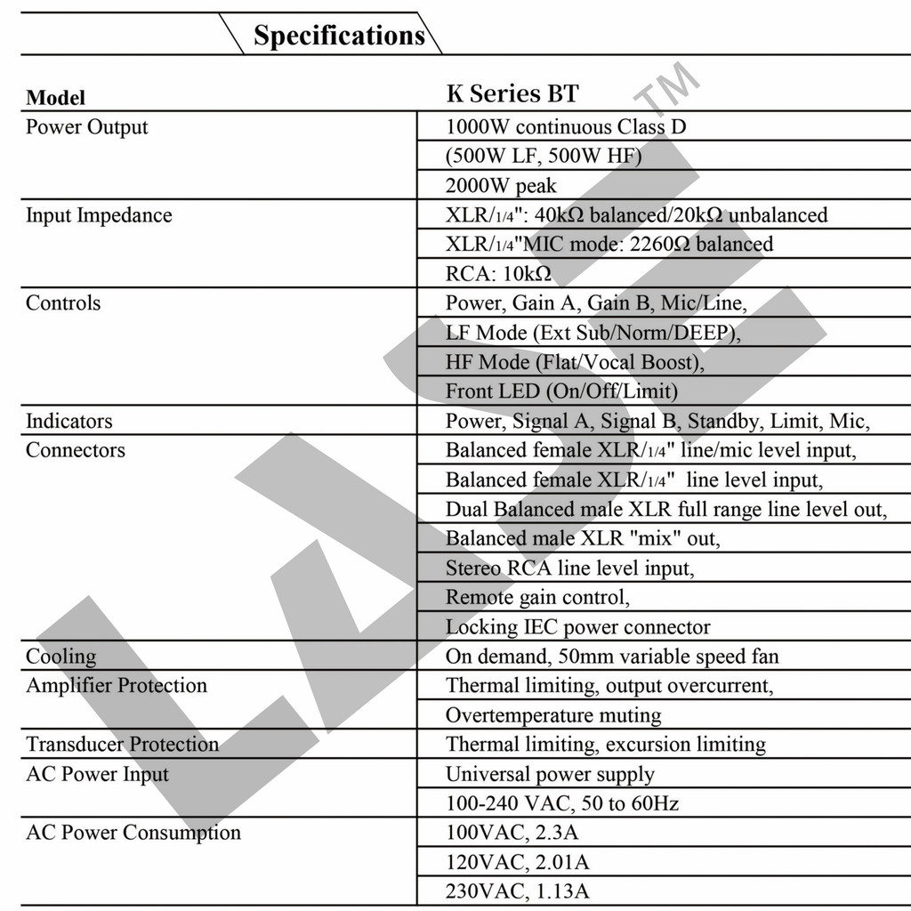 LASE Bluetooth Amplifier K Series Module for QSC K8,K10,K12 Powered Speaker Professional Loudspeaker