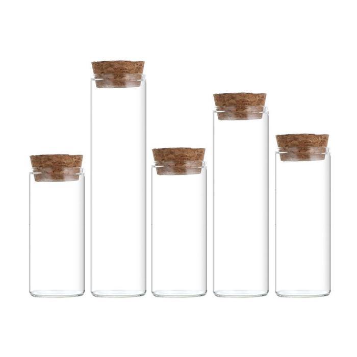 "New" ZABIAN TABUNG REAKSI TUTUP KAYU TUBE KACA UNTUK SOUVENIR DEKORASI