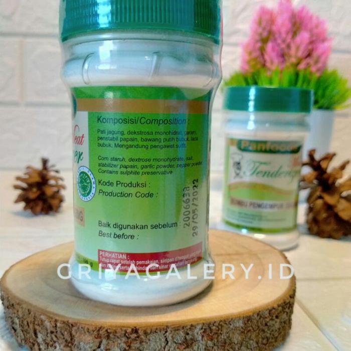 "New" Panfoods Pengempuk daging Meat Tenderizer powder getah pepaya 100gr