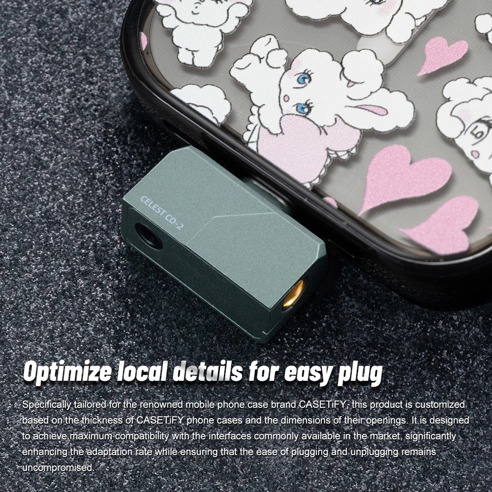 Kinera Celest CD-2 CD2 USB DAC AMP Adapter Portable Type-C to 3.5mm+4.4mm Decoder Headphone