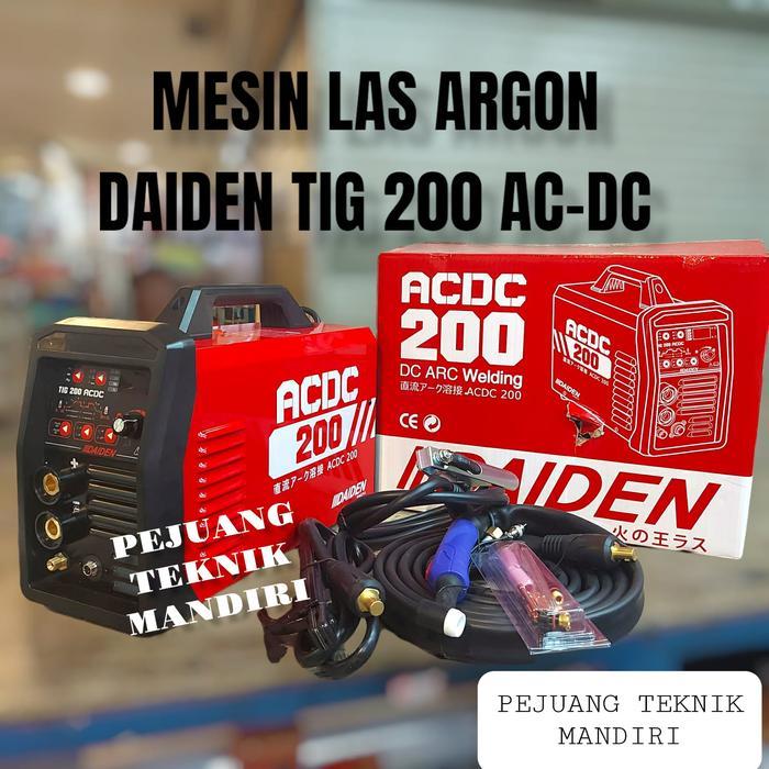 Mesin Las Argon Daiden Tig 200 Ac/Dc Daiden Tig 200 Ac Dc Daiden Acdc