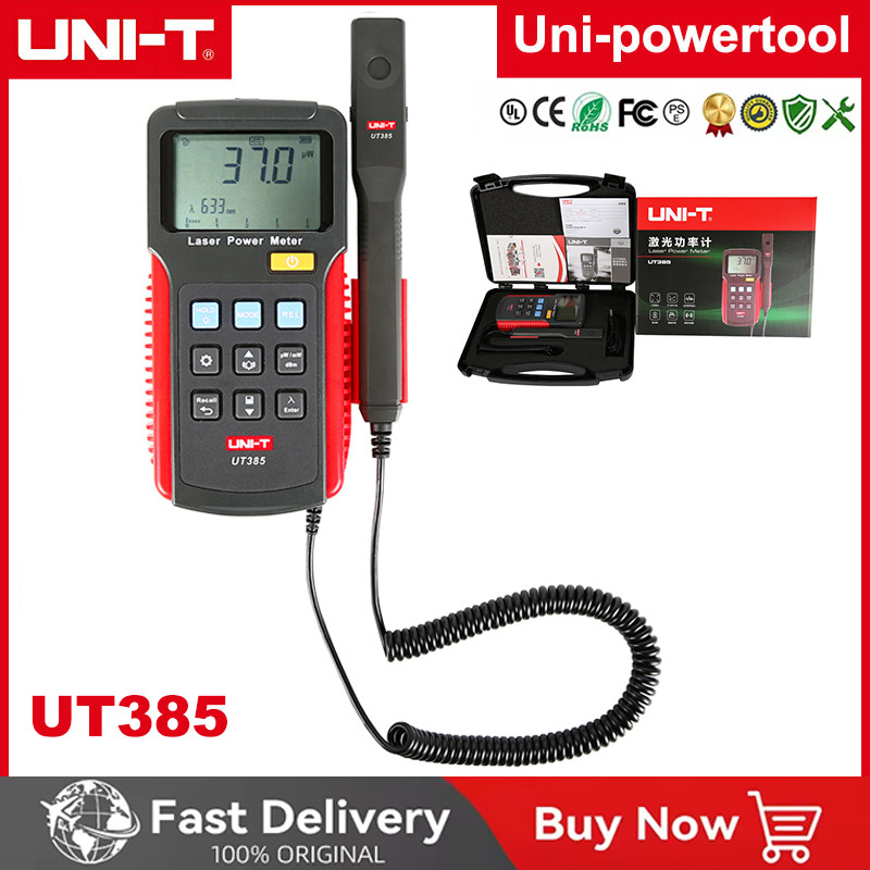 UNI-T UT385 Laser Power Meter Power Analyzer split design Data Logger Laser Sensor Precision Power