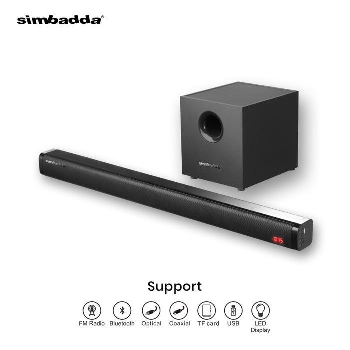 Simbadda Cst 903N+ / Cst903+ Soundbar Wireless Bluetooth Home Theater