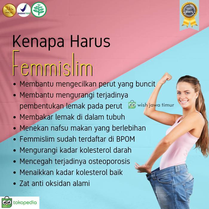 Terbaru Wish Femmi Slim pelangsing herbal Dr Boyke FemmiSlim murah Ready
