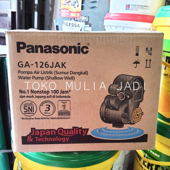 Pompa Air Panasonic Ga 126 Jak Otomatis Ori / Mesin Auto Ga126 126Jak