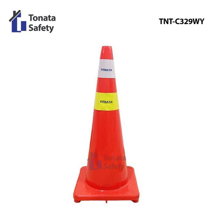 [] Safety Traffic Cone 90 cm Kerucut Lalu Lintas Tonata 3.2 Kg / Traffic Cone 90cm / Kerucut