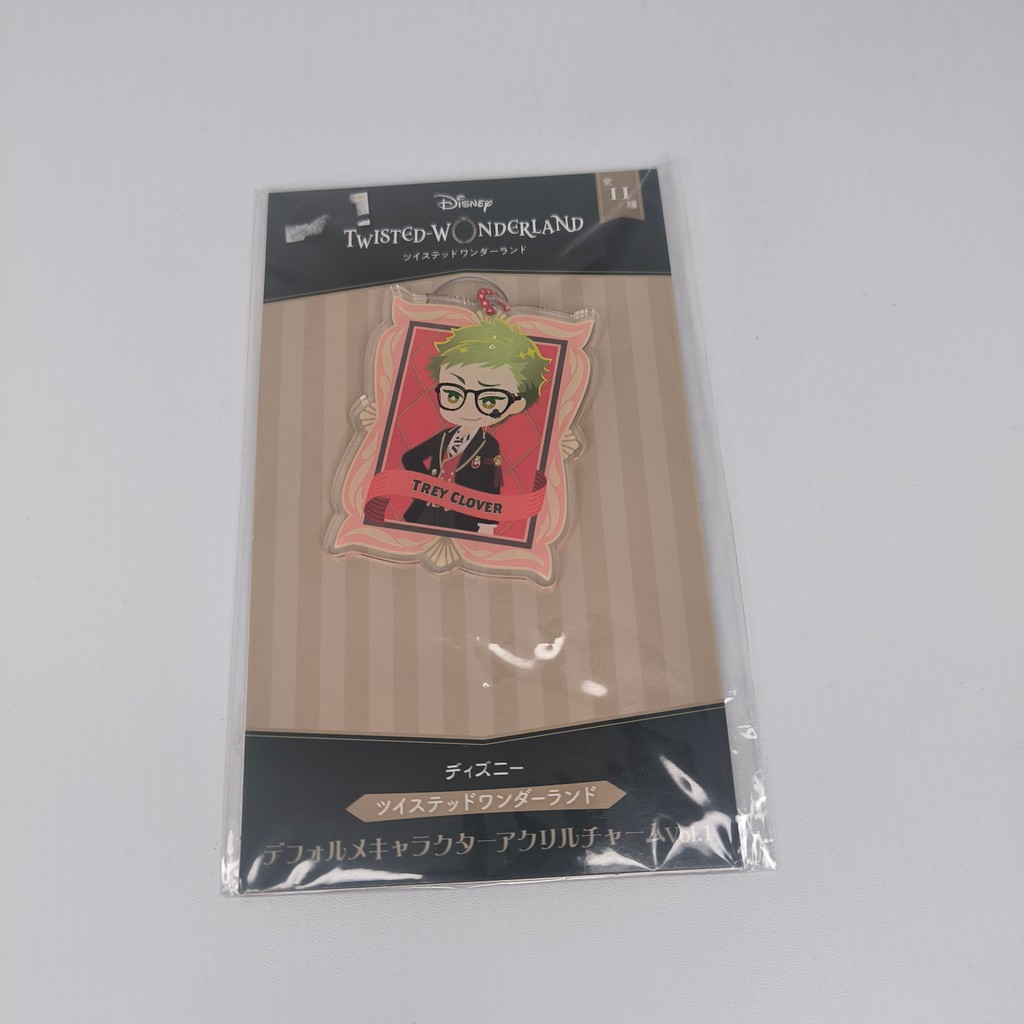 Acrylic Strap Keychain Disney Twisted Wonderland Trey Clover 2