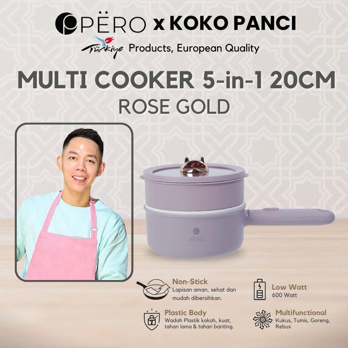 "New" [Exclusive Koko Panci] Pero Multicooker / Elektrik Multicooker Pot LOW WATT / PANCI LISTIK