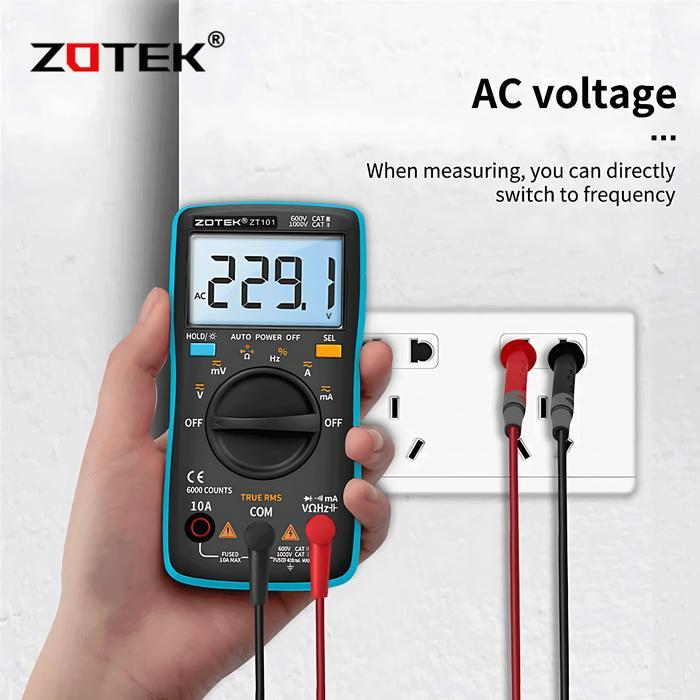 AVOMETER DIGITAL ZOTEK ZT101 / MULTITESTER DIGITAL ZOTEK ZT 101