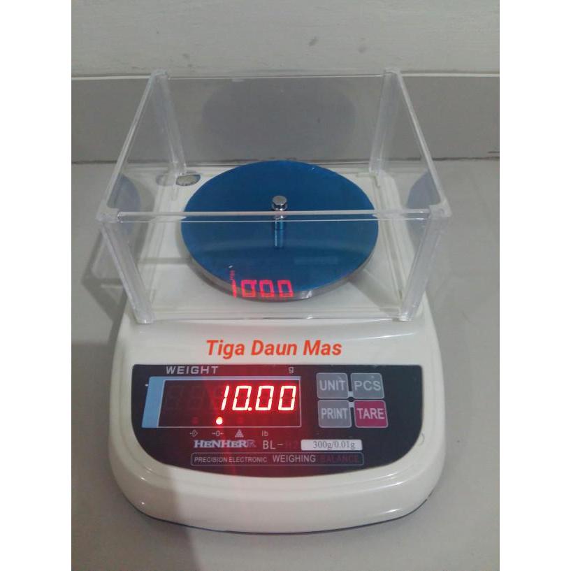 Timbangan Emas / Timbangan Laboratorium / Analitik 300 Gr /0,01 Gr